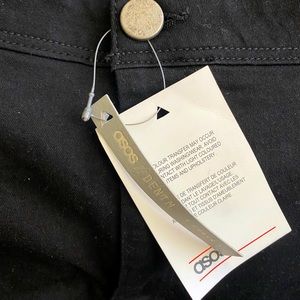 Black distressed ASOS skinny leg pants